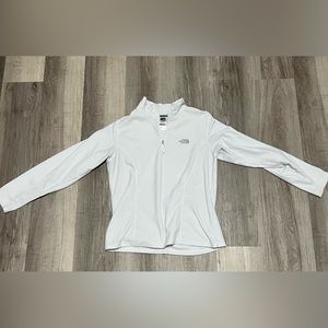 North Face 1/2 Zip Pullover White